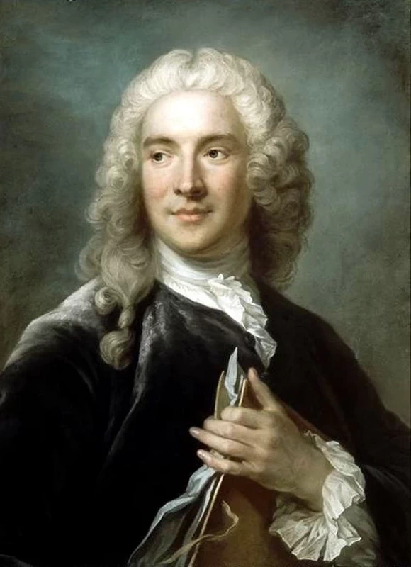 Ritratto di Natoire attribuito a Gustaf Lundberg. Museo del Louvre, Parigi